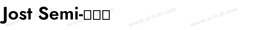 Jost Semi字体转换